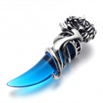 Blue Horn Titanium Pendant 20635