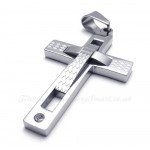 Titanium Cross Pendant Necklace (Free Chain)