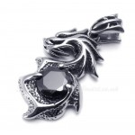 Dragon Titanium Pendant Necklace (Free Chain)