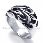 Titanium Flame Ring