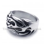 Titanium Flame Ring