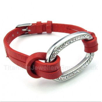 Titanium Leather Bracelet