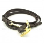 Titanium Leather Bracelet