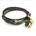 Titanium Leather Bracelet