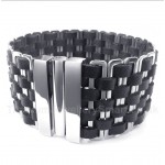 Leather Titanium Bracelet