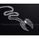 Men's Titanium Pendant Angel Wings PN-500