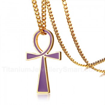 Unisex Titanium Pendant The Ankh Cross PN-1010