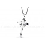 Men's Titanium Pendant 56 mm Cross PN-900